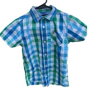 Tommy Hilfiger Button Up Shirt Boys Sz 7 gently used